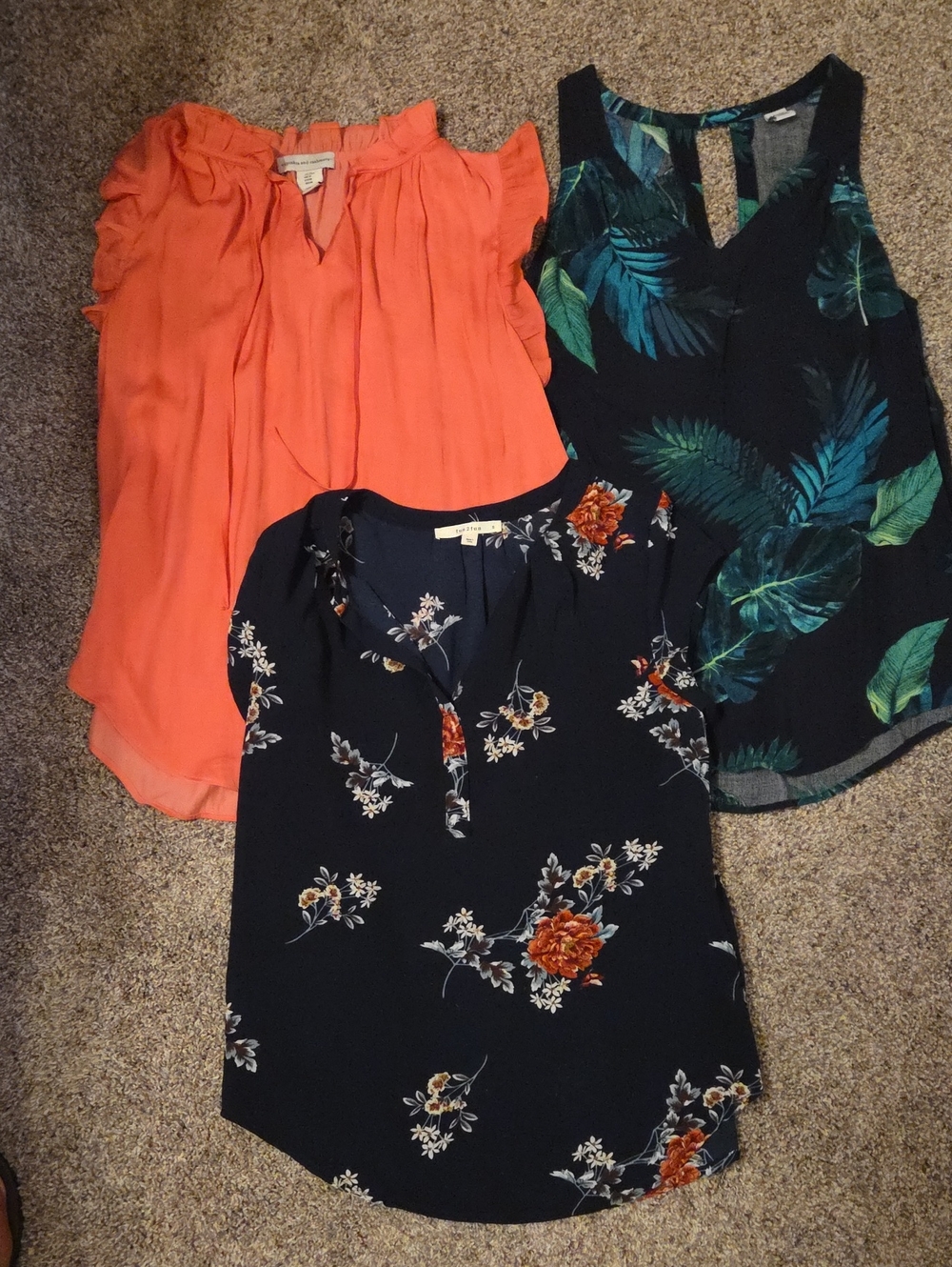 Set Of 3 Summer Tops